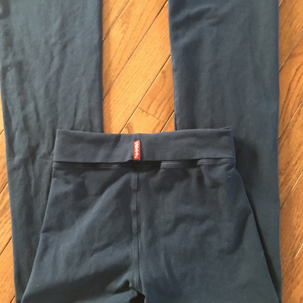 Hard Tail yoga pants flared navy xs